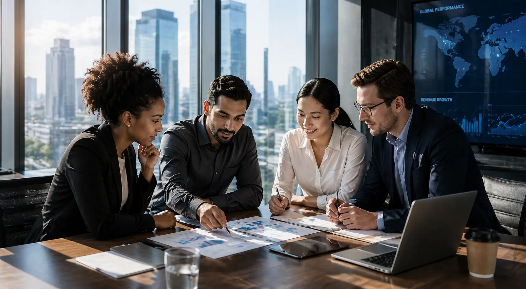 TATARIY team collaborating in a modern office